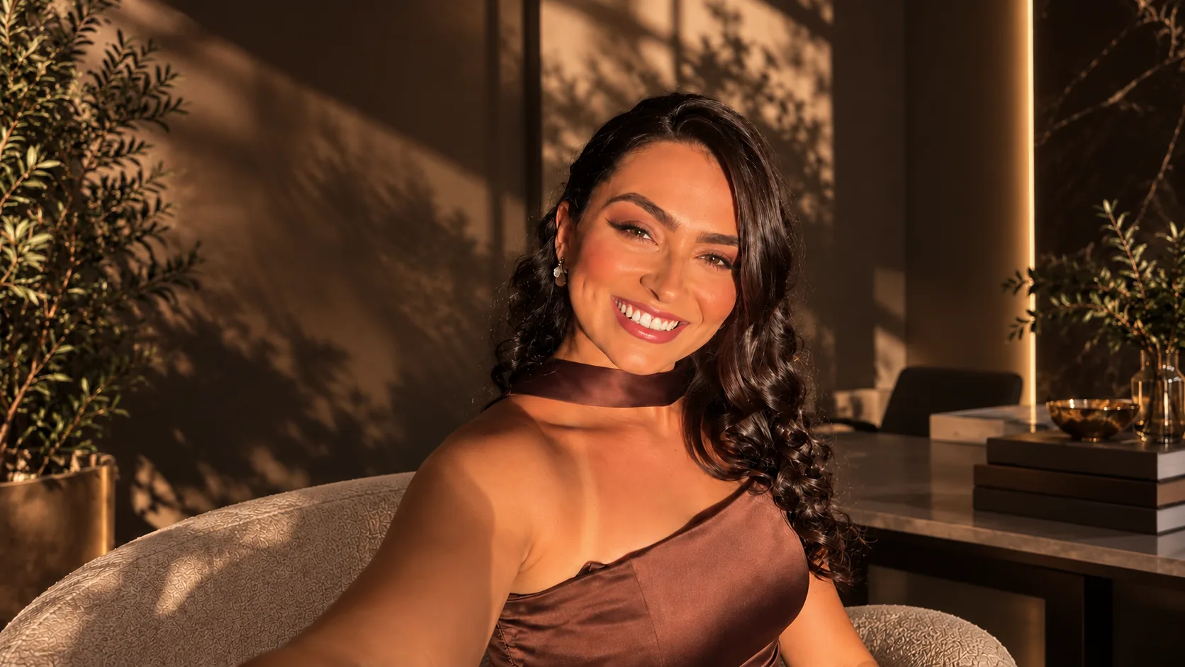 Ana Vitória Lúcio, nutricionista em Fortaleza, sorrindo